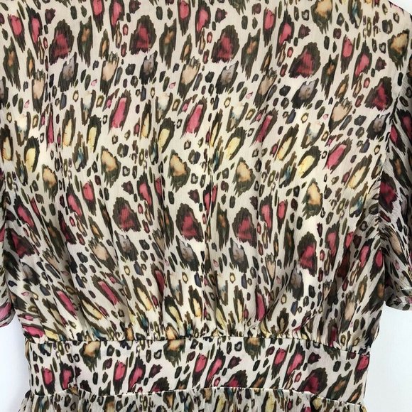 SOLD Majorelle Puff Sleeve Ruffle Crop Top - Picture 6 of 7